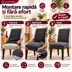 Set 6 Huse de Scaun Universale Elastice