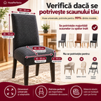Set 6 Huse de Scaun Universale Elastice